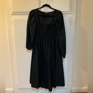 Cottagecore Witchy Black Dress